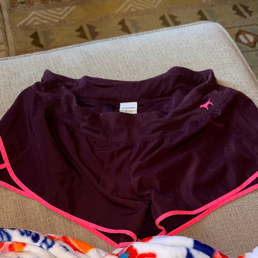 PINK Victoria's Secret Burgundy Shorts